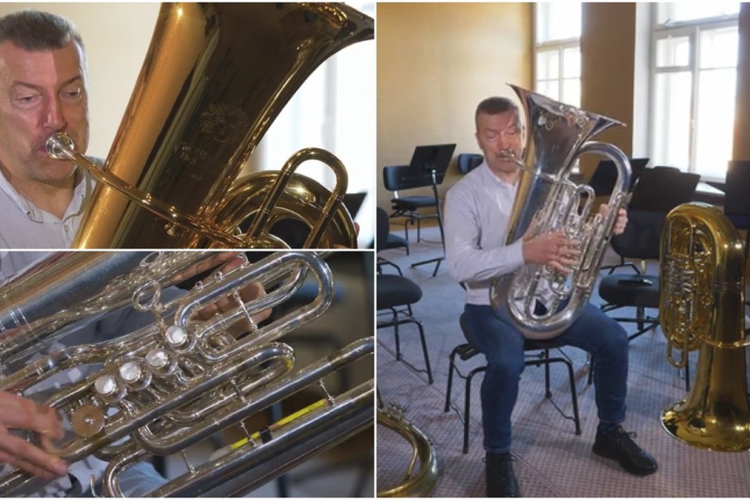 „Muzikos enciklopedijoje trumpai“ – tūbos, jauniausio varinio pučiamojo instrumento, istorija