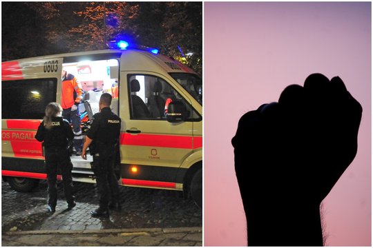 Smarkiai apgirtęs vyras Vilniuje išplūdo ir sumušė jam padėti bandžiusį paramediką