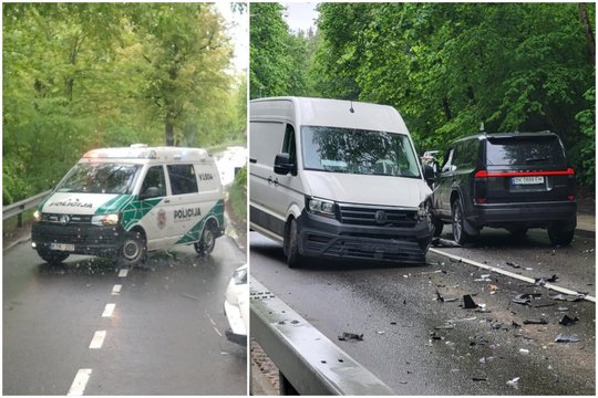 Vilniuje į avariją pateko girta ukrainietė – policija kelioms valandoms uždarė gatvę