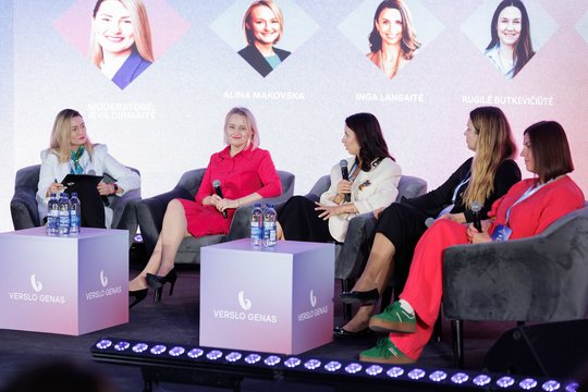 Konferencijos „Verslo genas“ akimirkos, dalyviai ir parodų zonos