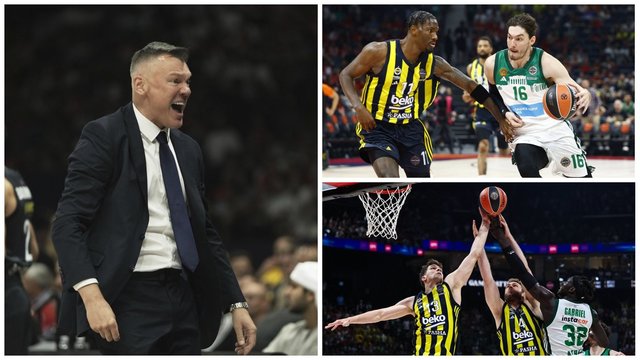 Su „Fenerbache“ į Eurolygos finalą išsiveržęs Š. Jasikevičius neslepia, kad streso buvo: „Svarbiausia laikytis savo“