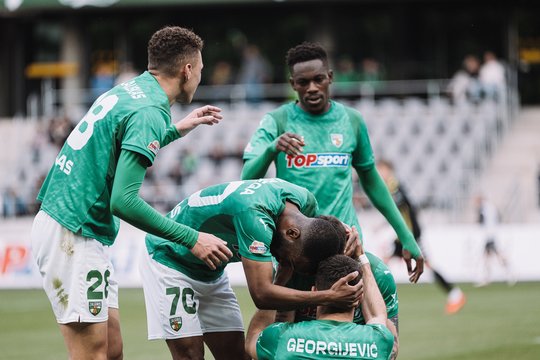 A lygoje vėl laimėjęs „Kauno Žalgiris“ pakilo į lentelės viršūnę