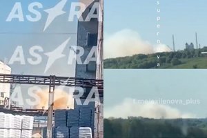 Skelbia apie sėkmingus Ukrainos smūgius Rusijai: dronai atakavo dvi gamyklas, kilo gaisras