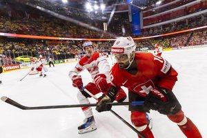 Šveicarija antrus metus iš eilės pateko į pasaulio čempionato finalą – sutalžė šeimininkę Daniją