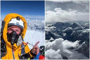 Į Everestą įkopęs A. Valujavičius pasiuntė žinią Lietuvai