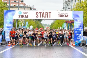 Naujoje Vilniaus pusmaratonio trasoje: lietuvio ir britės pergalės