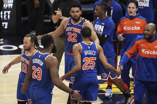 Žūtbūtinį mūšį laimėjęs „Knicks“ klubas sušvelnino serijos rezultatą
