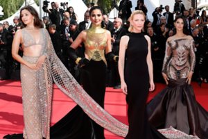 Kanų kino festivalio uždarymo ceremonija ramiai nepraėjo: iššūkį elegancijai metė laužomos aprangos kodo taisyklės