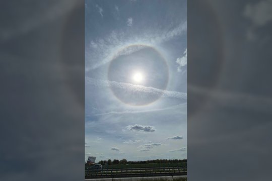 Padangėje virš Kauno r. – nekasdienis gamtos reiškinys: tvirtina, kad gali reikšti orų pokyčius