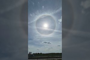 Padangėje virš Kauno r. – nekasdienis gamtos reiškinys: tvirtina, kad gali reikšti orų pokyčius