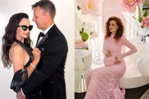 Savaitės blykstėse – J. Anusauskienės vestuvės ir antrą kartą mama tapusi D. Belickaitė