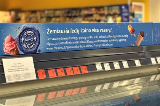 „Maxima“ davė pažadą: šią vasarą siūlys mažiausias ledų kainas