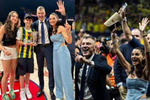 Plačios šypsenos ir laimės ašaros: štai, kaip į istorinę Š. Jasikevičiaus pergalę reagavo jo šeima