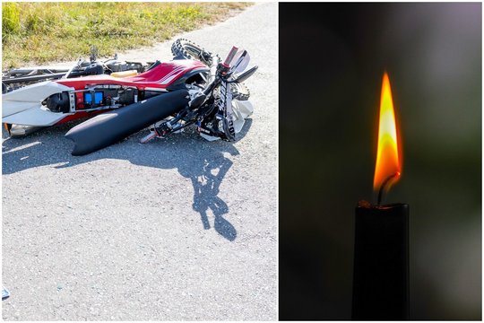 Šakiuose moters vairuojamas automobilis nepraleido motociklo – motociklininkas žuvo