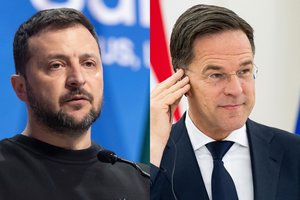 Į Vilnių atvyksta V. Zelenskis ir M. Rutte
