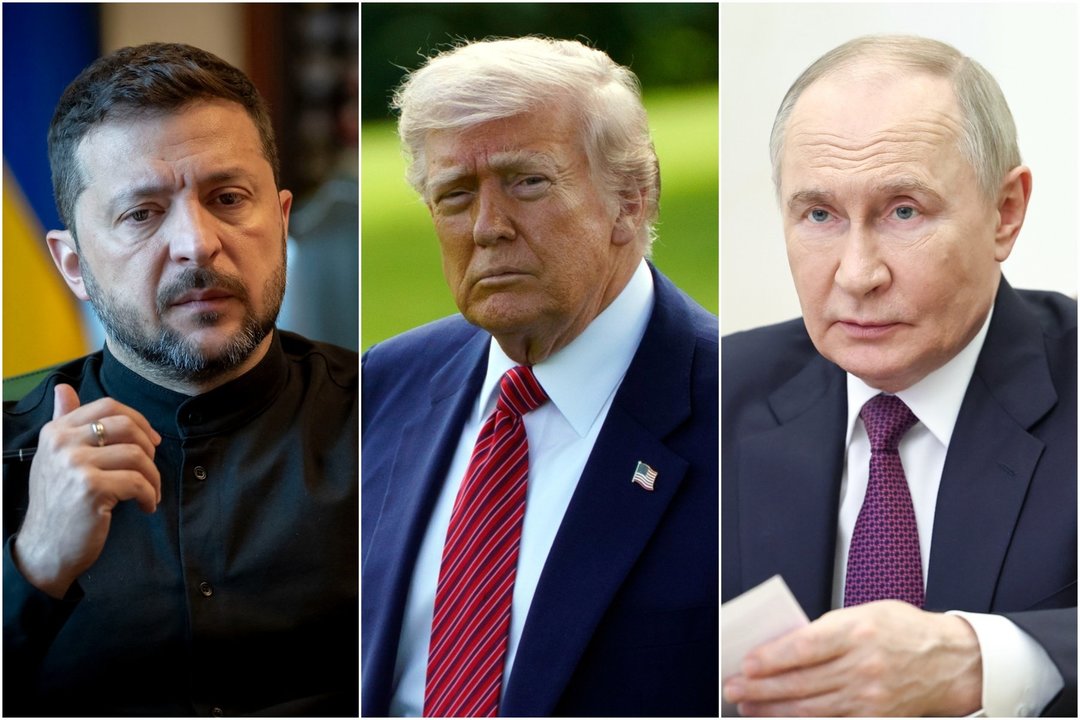 V. Zelenskis pasiūlė surengti trišalį susitikimą su D. Trumpu ir V. Putinu