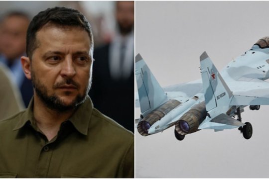 V. Zelenskis atsakė, ar Rusija galėtų kasdien į Ukrainą paleisti 1 000 dronų: reikia suprasti vieną