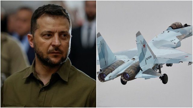 V. Zelenskis atsakė, ar Rusija galėtų kasdien į Ukrainą paleisti 1 000 dronų: reikia suprasti vieną