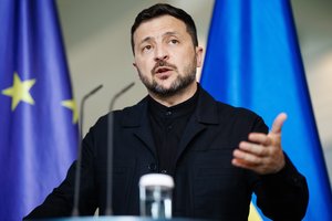 V. Zelenskis: teisinga taika bus tik po V. Putino