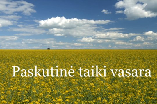 „Paskutinė taiki vasara“ – dokumentinis filmas apie karo pakeistą pasaulį