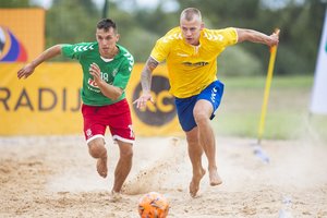 Marijampolėje startuoja 2025-ųjų Lietuvos paplūdimio futbolo čempionatas