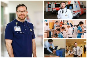 Skubiosios medicinos pradininkas Lietuvoje prof. K. Stašaitis: „Kasdien kovojame savo „karą kasdienybėje“