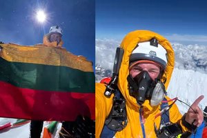 Dar vienas Lietuvos rekordas! A. Valujavičius oficialiai pripažintas jauniausiu lietuviu, įkopusiu į Everestą