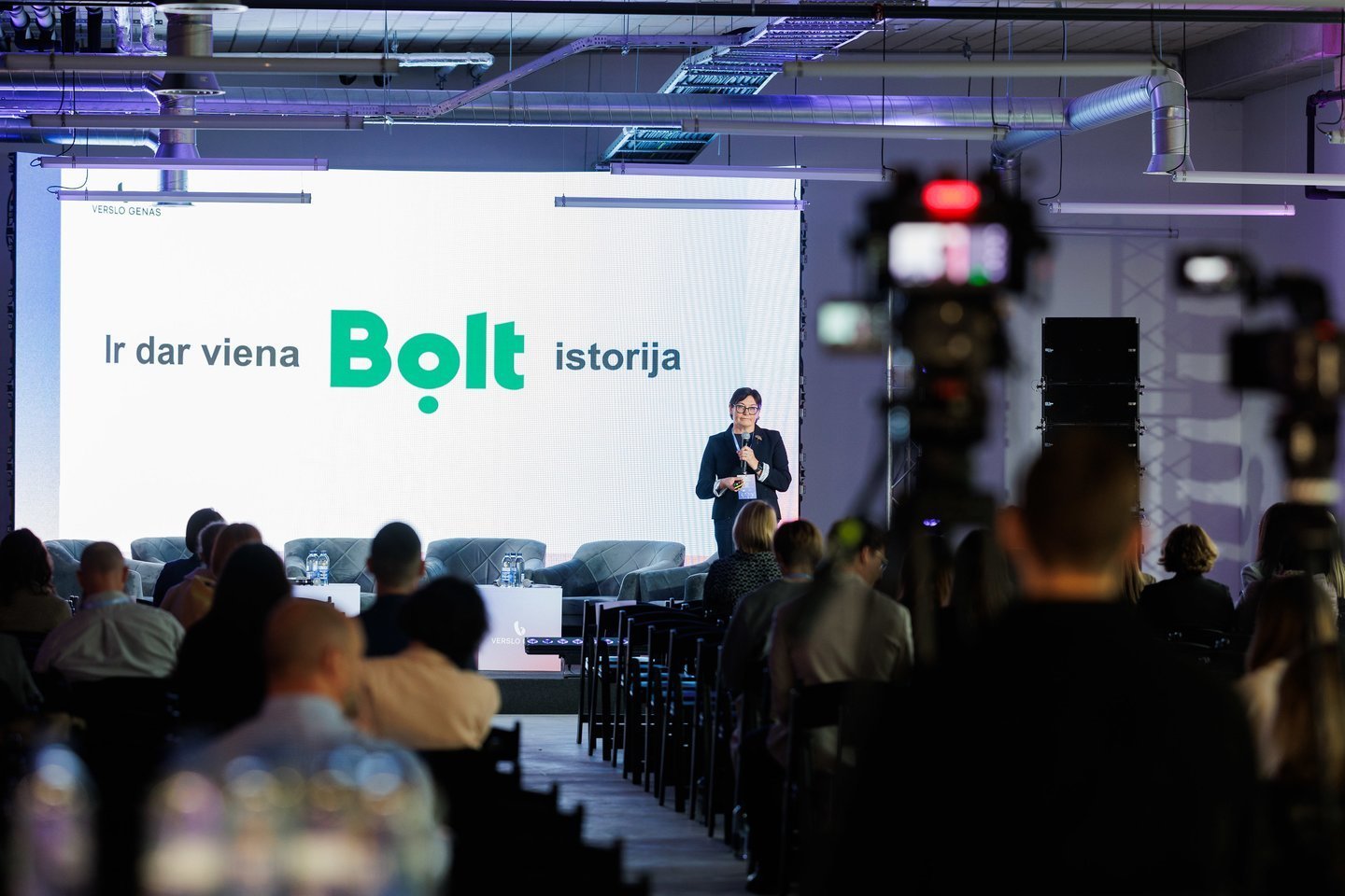 Projekte „Verslo genas“ Vilniaus universiteto Verslo mokyklos direktorė dr. Birutė Miškinienė pristatė pranešimą „Ar lietuviški verslai pasiruošę globaliai komandai – ir kaip studijos gali pakeisti žaidimo taisykles?“, kurio metu apžvelgė, kodėl turėtume būti pasiruošę tokioms komandoms.