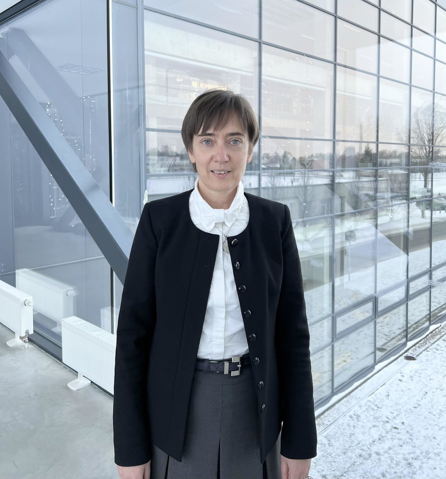 Informatikos, inžinerijos ir technologijų fakulteto Maisto ir agrotechnologijų katedros vedėja doc. dr. Ingrida Kraujutienė.<br>Kauno kolegijos nuotr.