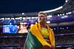 Mykolo Aleknos šou JAV: diskas skriejo neįtikėtinai toli