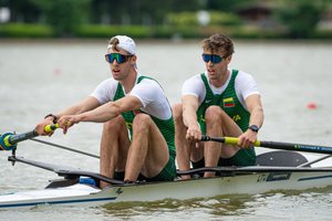 Broliai Stankūnai Europos čempionate liko per plauką nuo medalių