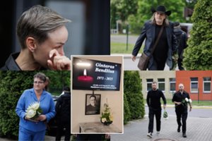Artimieji ir bendražygiai susirinko atsisveikinti su žuvusiu Gintaru Bendžiumi: atvyko „Pikaso“, keliautojas Aurimas