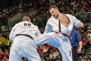 Pasaulio kiokušin karatė čempionate lietuviai susižėrė tris medalius, tačiau auksas mūsiškiams nesuspindo 