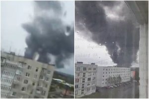 Po ukrainiečių atakos prieš bombonešius – pranešimai apie sprogimus Rusijos branduolinių povandeninių laivų bazėje