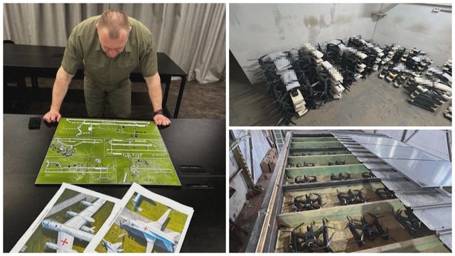 Pasidalijo Ukrainos operacijos „Voratinklis“ užkulisiais: parodė naudotus dronus ir kaip veikė
