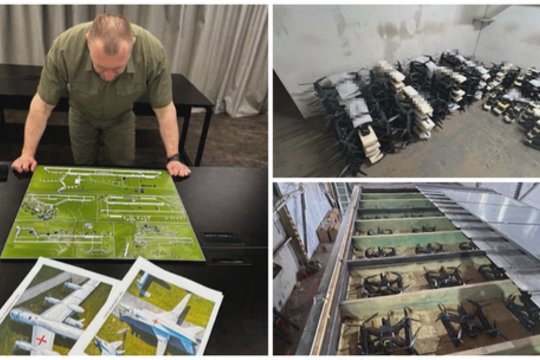 Pasidalijo Ukrainos operacijos „Voratinklis“ užkulisiais: parodė naudotus dronus ir kaip veikė