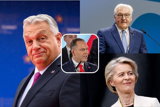 Europos lyderiai sveikina K. Nawrockį su pergale Lenkijos prezidento rinkimuose