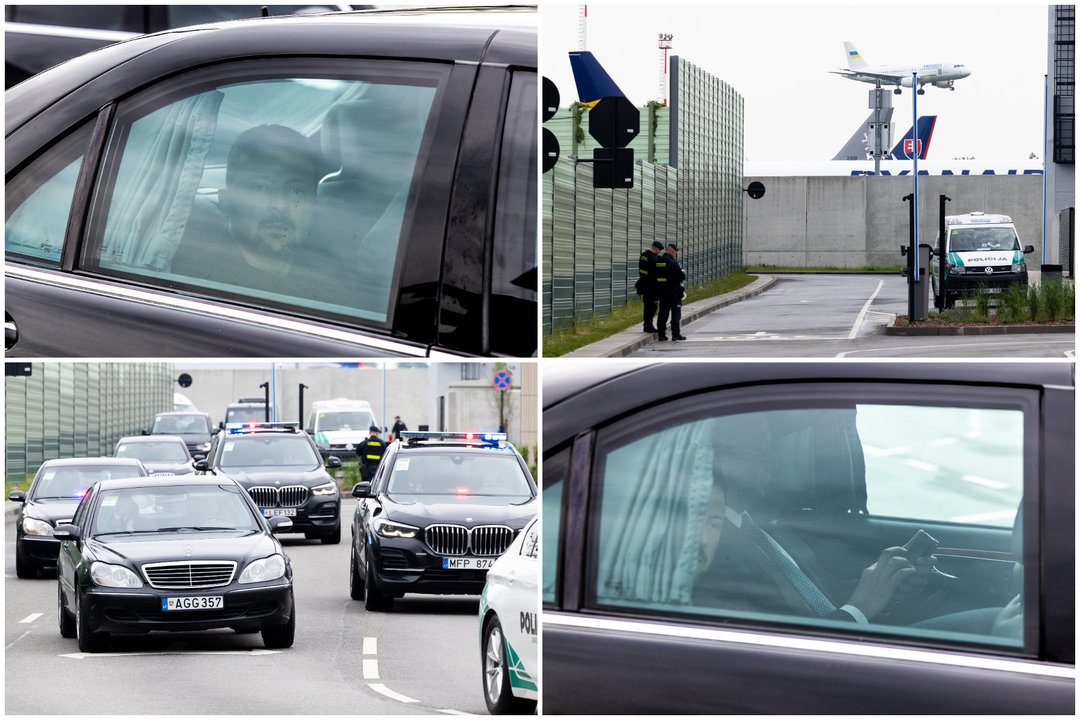 Į Vilnių atvyko Ukrainos prezidentas V. Zelenskis<br>Lrytas koliažas