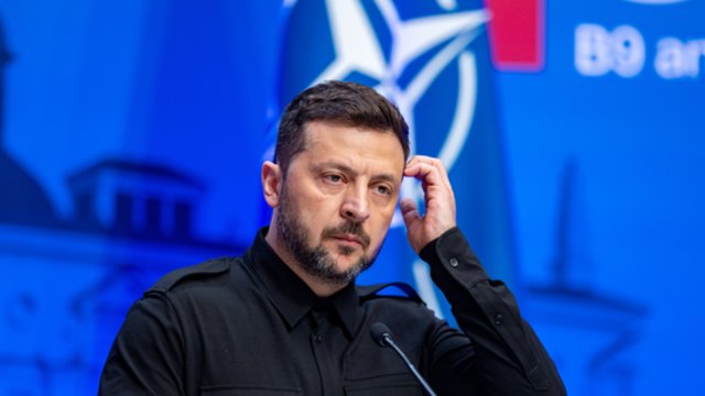 Vilniuje viešintis V. Zelenskis pasiuntė svarbią žinią: V. Putinas negaus nieko