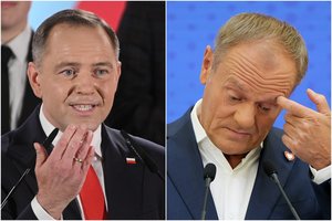 Po K. Nawrockio pergalės, Lenkijos premjeras šaukia balsavimą dėl pasitikėjimo vyriausybe