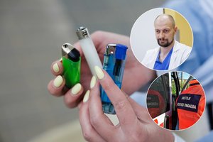 „Dažniau literatūroje aprašoma, kad taip gali įvykti“: po nelaimės Visagine – gydytojo žinia dėl butano dujų