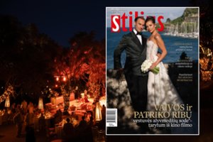 Magiškos Vaivos ir Patriko Ribas vestuvės Korfu: drabužiai ir muzika su istorija, speciali dovana svečiams iš viso pasaulio