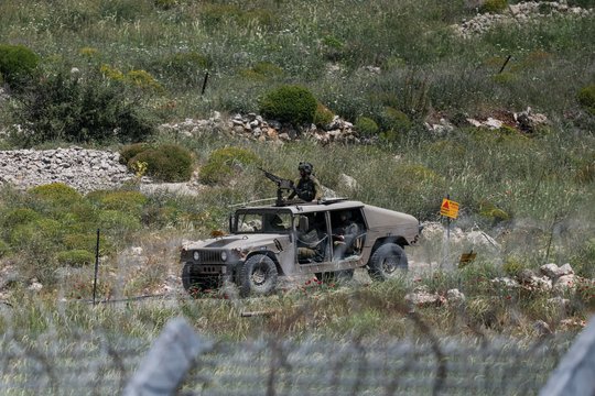 Izraelio kontroliuojamoje teritorijoje nukrito iš Sirijos paleistos raketos