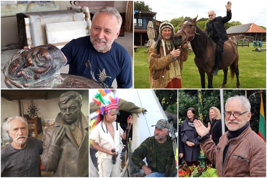 Prancūziją pamilęs menininkas K. Pūdymas: „Kai rutina užknisa, su savo mūza Audrone lekiu į Paryžių“