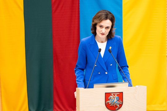 V. Čmilytė-Nielsen įvertino G. Nausėdos pranešimą: gali įžvelgti simpatiją šiai koalicijai
