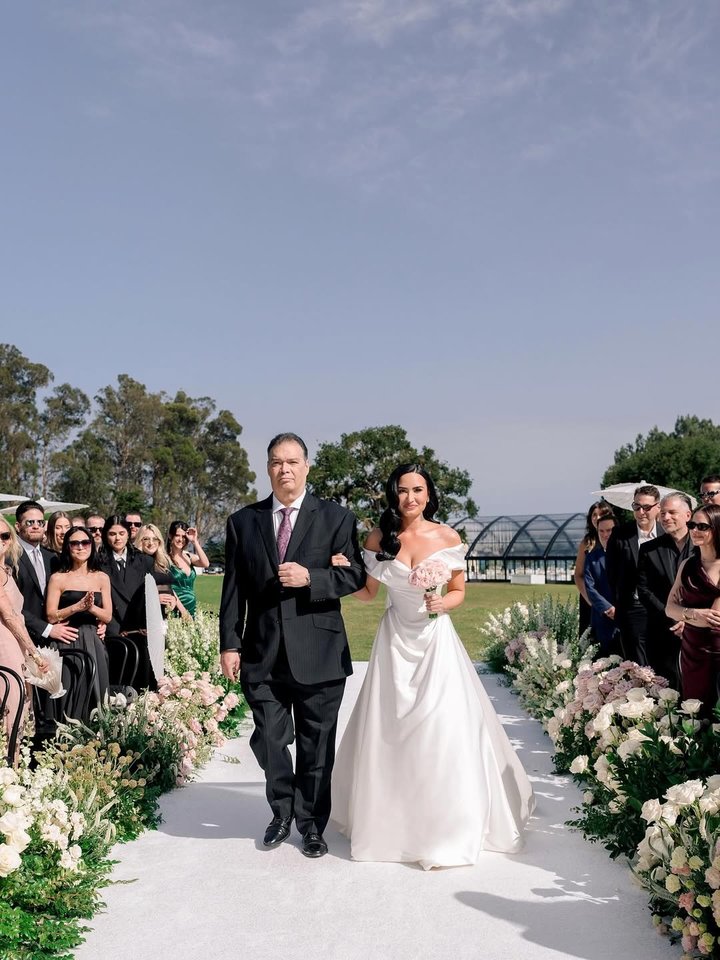 Demi Lovato vestuvės.<br>Inststagramo nuotr.