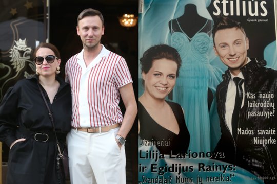 Tada ir dabar: kaip per 15 metų pasikeitė dizainerių L. Larionovos ir E. Rainio gyvenimai?