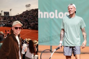 Apie aistrą tenisui prabilęs T. Juodsnukis: „Aikštyne jaučiuosi kaip pas psichiatrą“