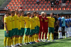 Antroje rungtynių dalyje susiėmę lietuviai įveikė Vengrijos mažojo futbolo rinktinę