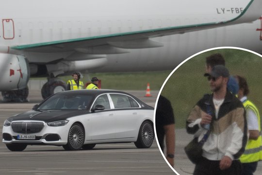 Privačiu lėktuvu atskridęs J. Timberlake'as Kauno oro uostą paliko išskirtiniu automobiliu: kaina šokiruoja